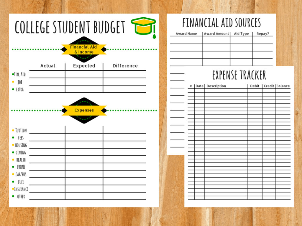 College Budget Template: Free Printable for Students