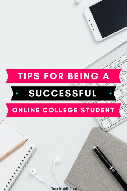 Online college tips to help you be a successful student. If you're taking distance education classes, you don't want to miss this post. I'm sharing online learning tips for managing your time, studying, and more! Click through to read.