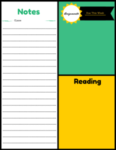 free printable for students