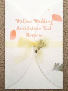 Wedding invitation kit review