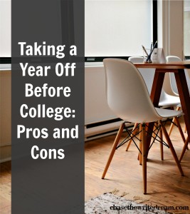 Taking a year off before college: pros and cons