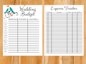 setting a wedding budget