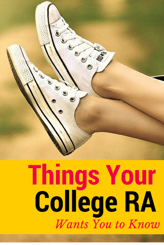 Things Your College RA Wants You to Know - College tips for campus life and living in the dorms with a resident assistant.