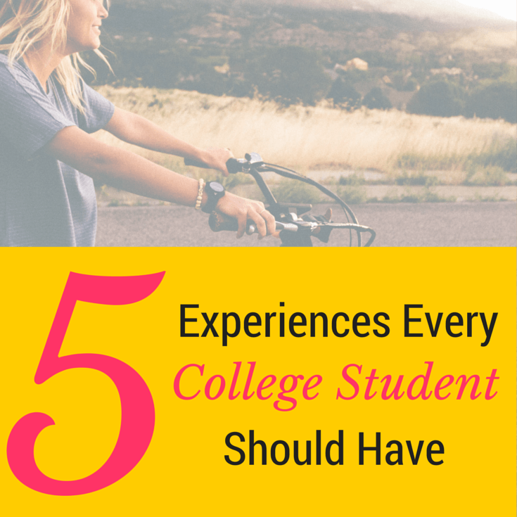 5 Experiences Every College Student Should Have | The college years are the perfect time to gain new experiences and take on new adventures. These tips will help you make the most of your time as a college student!