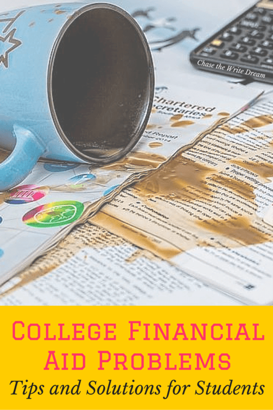 College Financial Aid Problems: Tips and Solutions for Students | Financial aid tips for college students relating to award amounts, scholarships, student loans, and ways to save money and reduce educational costs