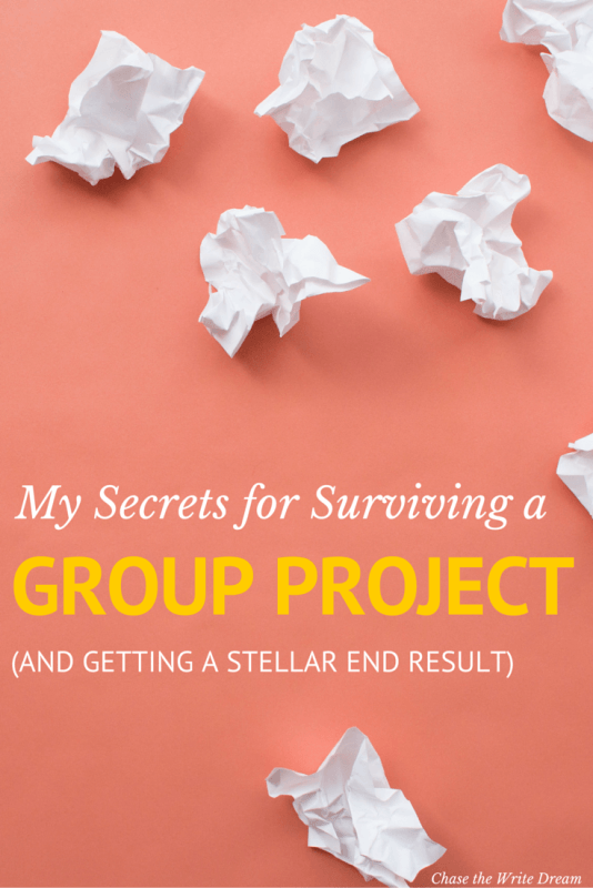 My Secrets for Surviving a Group Project (and Getting a Stellar End Result) | Whether you're a college student working on a project or a professional who is part of a team, these tips for working in groups will help you get focused, stay organized, and produce an awesome end result. Getting good grades is possible with these college tips!