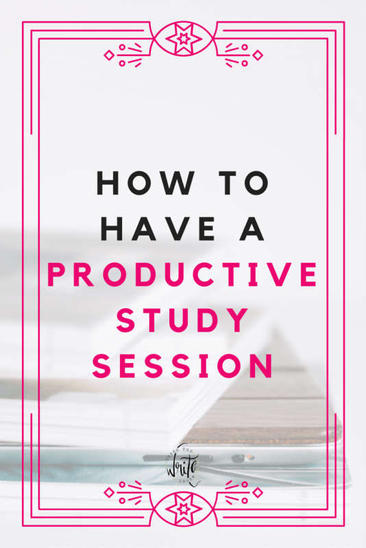 How to Have a Productive Study Session - College students who need study tips should read this! If you struggle with procrastination and want to get better grades, then click through to read these student tips for success!