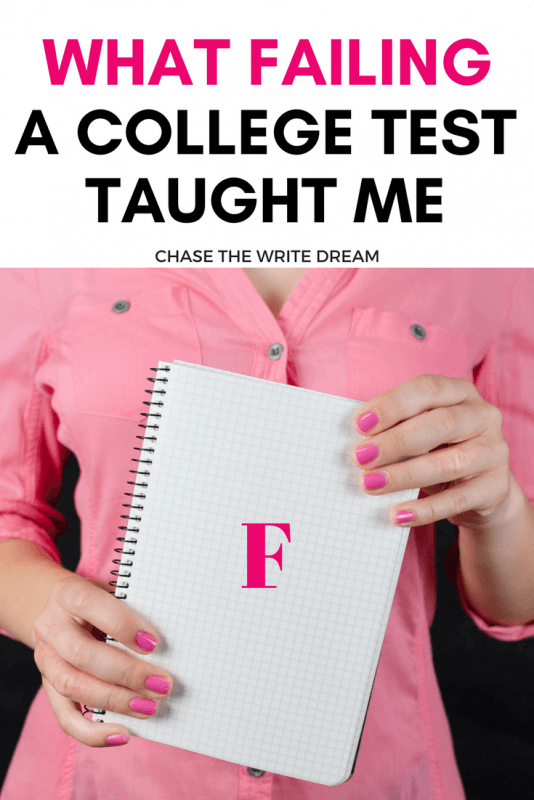 If you're struggling to do well in #college and find yourself failing, don't get down on yourself! There are lots of lessons students can learn from this experience. Check out how this straight A student turned a failed test into a life lesson (as well as a 4.0 GPA later on).