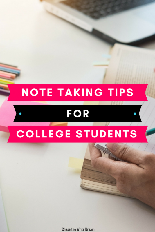 These college student note taking tips will improve your memory and increase your productivity while studying. #college #education