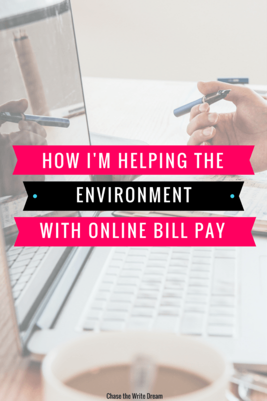 Reduce your environmental impact by making small changes at home, including opting for online bills instead of paper ones!