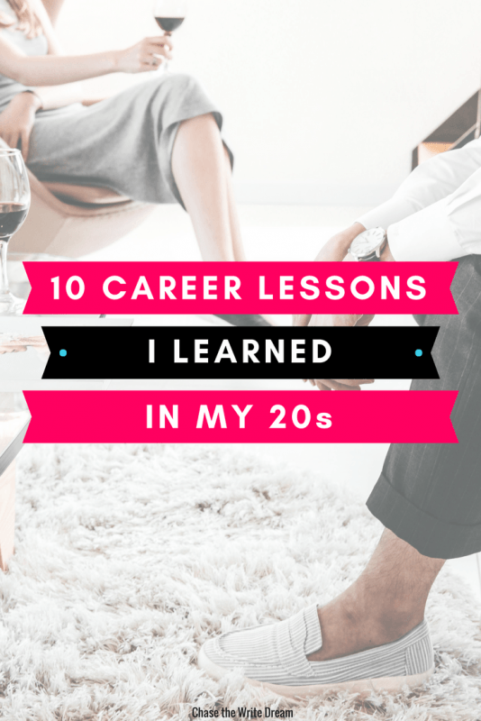 Career advice for college students and twentysomethings. Millennials entering the job market can learn how to navigate the workforce successful through these lessons. #career