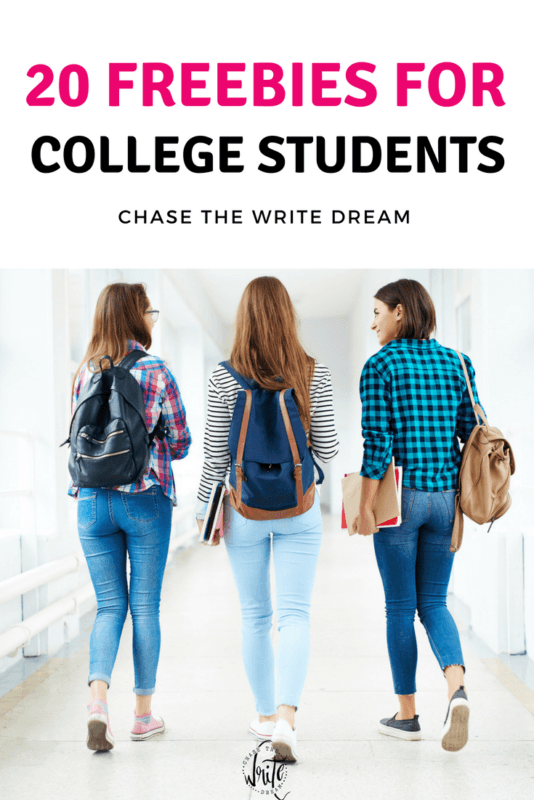 Freebies for college students - get free stuff for being a student! Includes printables, software deals, budgeting sheets, and more.